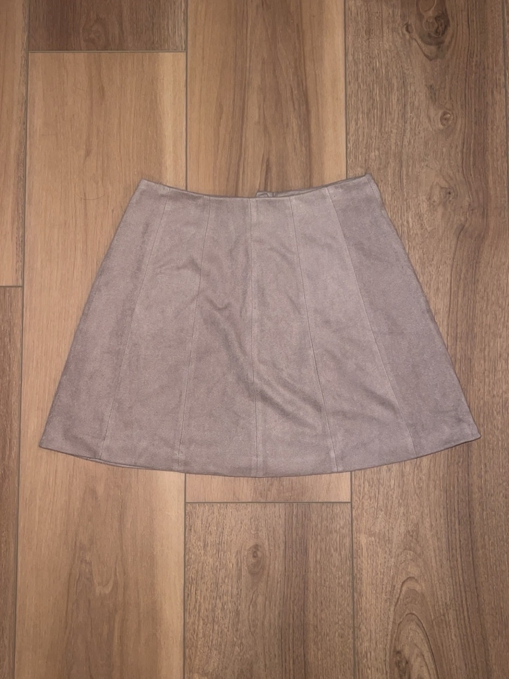Altar'd State - Button-Front Circle Skirt in Taupe - Picture 2 of 4